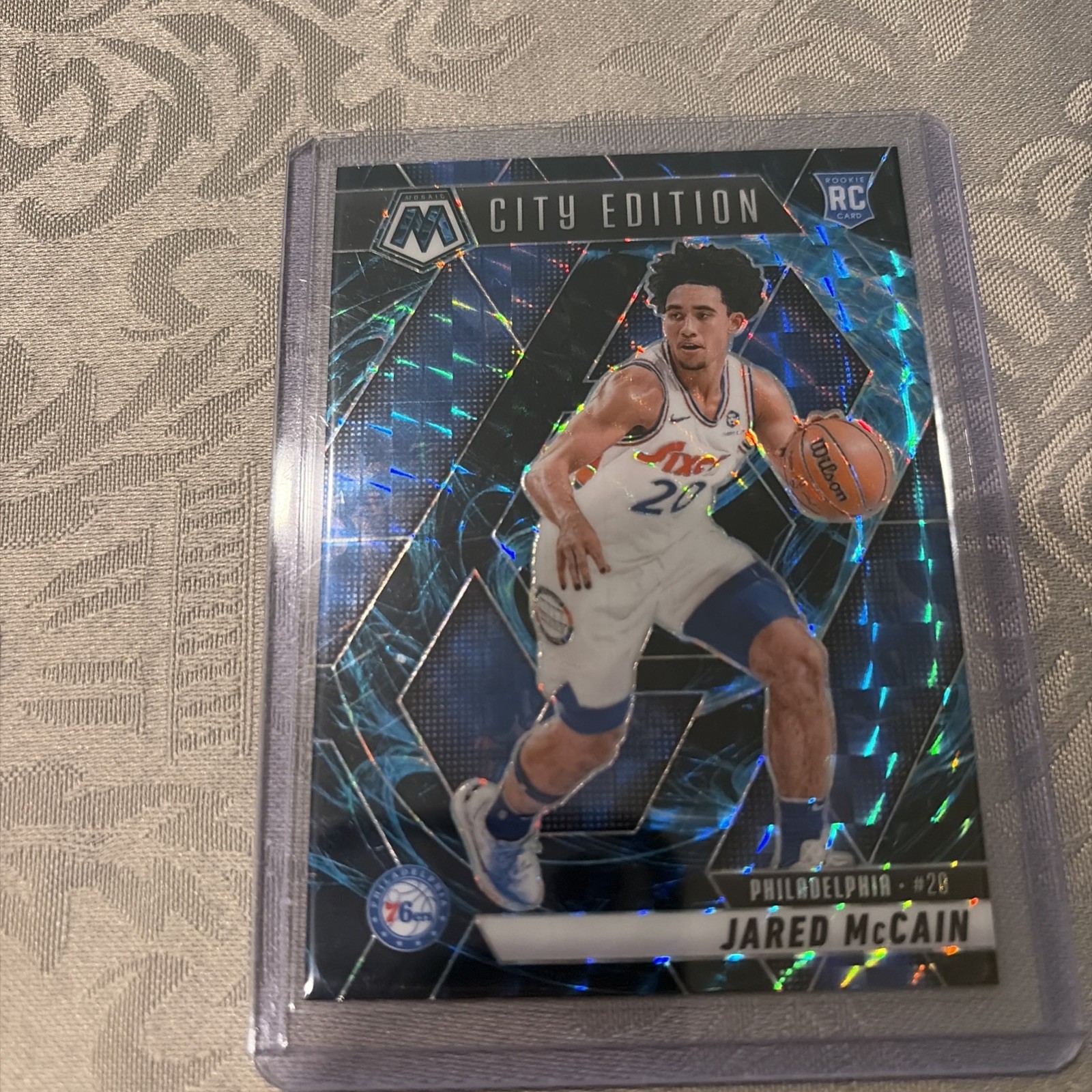 2024-25 Panini Mosaic Genesis City Edition  Jared McCain Rookie Case Hit SSP