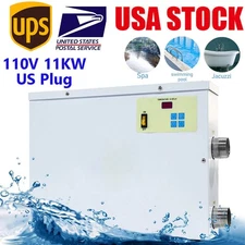 11KW Electric Swimming Pool Water Heater Thermostat Hot Tub 110V US STOCK