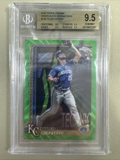 2025 Topps Chrome Tyler Gentry #218 Rookie Green Wave Refractor /99 Royals