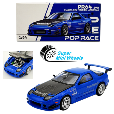Pop Race 1:64 Mazda RX7 FC3S RE-Amemiya #290 | eBay