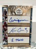 2025 Leaf Trinity Trios Weigman/“KC” Concepcion/Le’Veon Moss Auto /25