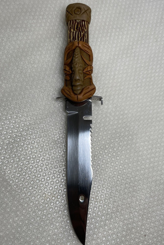 Vintage Tramontina Hunting Knife Hand Made In Brazil ***AS IS***Used***