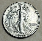 1942 Philadelphia Mint Walking Liberty Half Dollar-EF/AU - FREE SHIPPING!