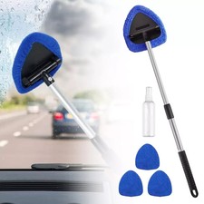 Extendable Windshield Cleaning Tool Kit Car Window Glass Wiper Cleaner Brush