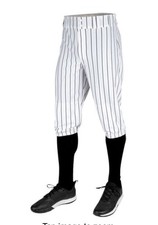 Champro Youth Triple Crown Pinstripe Polyester Baseball KnickersLarge Navy White