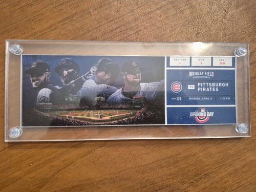2019 CHICAGO CUBS COMMEMORATIVE SEASON TICKETHOLDER OPENING DAY FULL