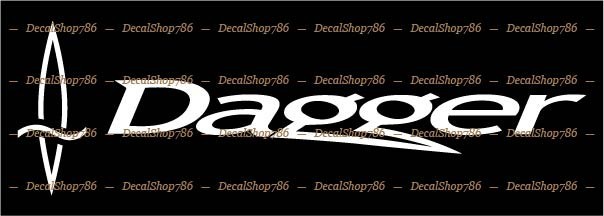 Dagger Kayaks - Deportes al aire libre - Calcomanías/pegatinas de vinilo troquelado peel n' stick