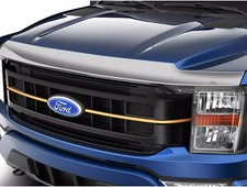 Chrome Aeroskin Low Profile Hood Protector Fits 23-26 Ford F150 Lightning