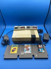 NES Nintendo Console Game Bundle w/ Super Mario Bros. 1 2 3