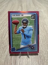 2025 Panini Donruss Optic Cam Ward Rated Rookie Pink Prizm #293 RC Titans
