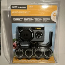 Brand New! Melnor Hydro Logic Advanced 4 Zone Electronic Water Timer 53280