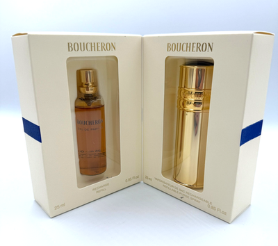 #ad Boucheron Classic 25ml x2 Refillable Purse Spray And Refill Rare VTG NIB $219.95