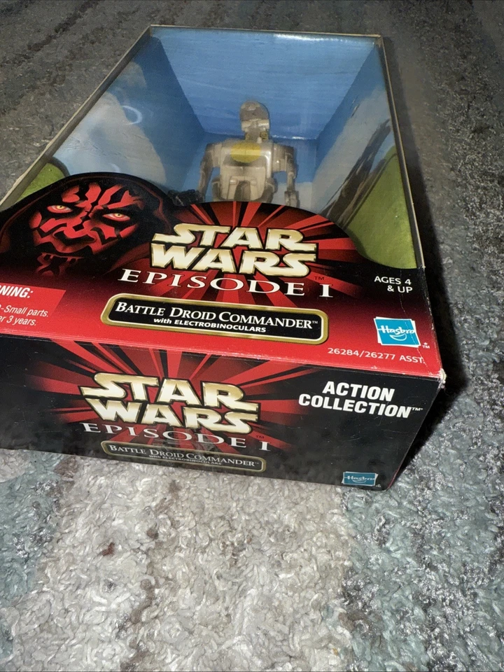 Star Wars Episode I Battle Droid Commander Action Figure 1999 Hasbro #26284 NRFB - Image 3 of 4