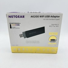 Netgear A6200 WiFi USB Adapter AC1200 Dual Band Gigabit SEALED NEW