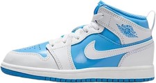 Nike Air Jordan 1 Mid SE PS Shoes White/Legend Blue FZ3932-114 Sz 1Y New