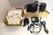 Canon EOS Rebel XS 1000D DSLR Camera 18-55mm IS Lens Kit Tested Complete