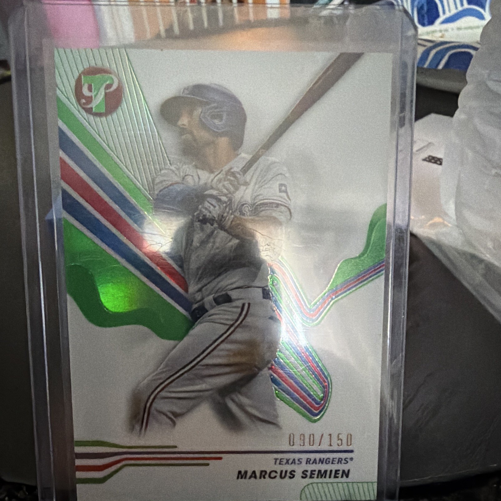 2024 Topps Pristine - Marcus Semien #242 Green Refractor /150