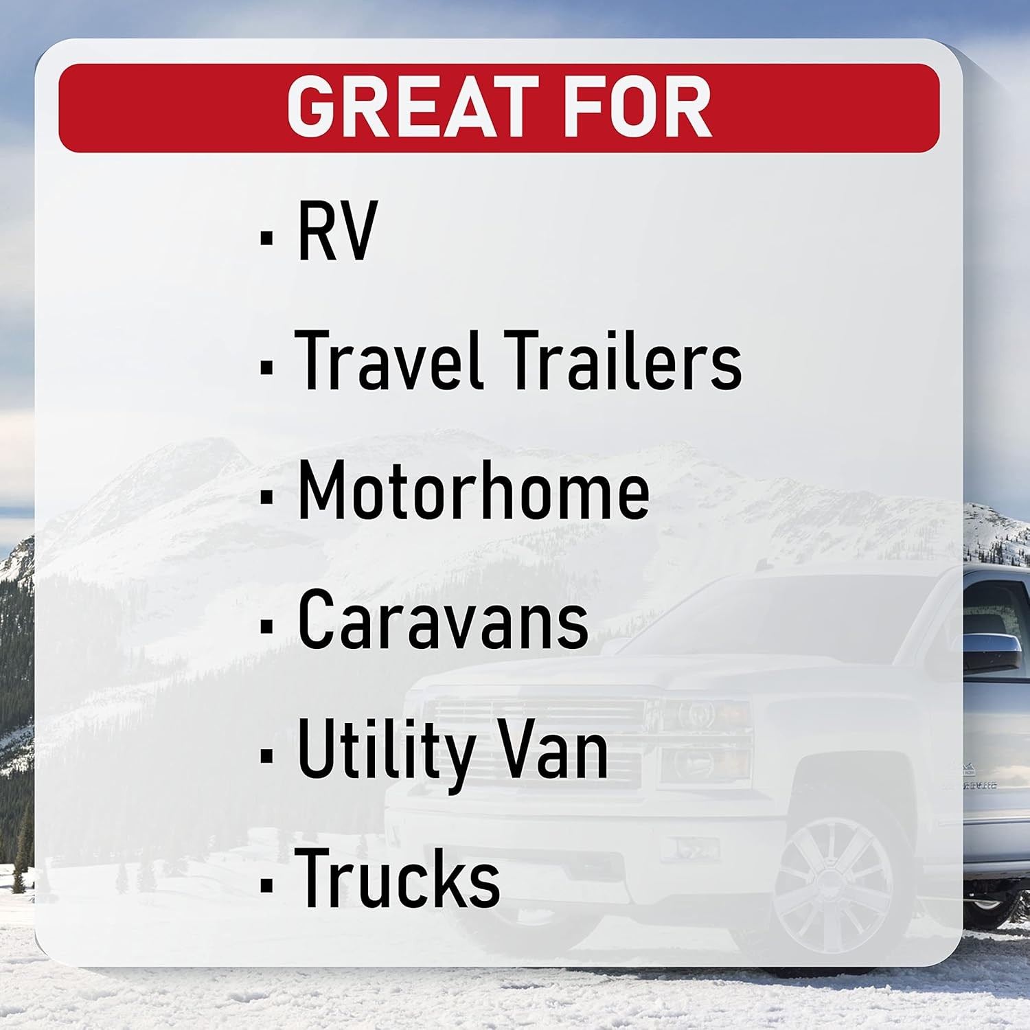 7 Way Trailer Extension Cord - 4 feet - Double Prongs Connector - Weatherproof -