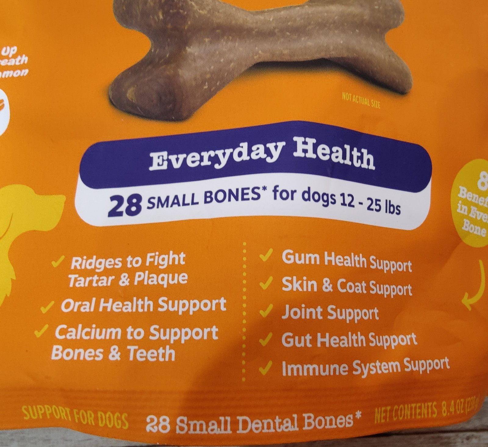 2 X Zesty Paws~ All-in-One Functional Dental Bones~ For Dogs~ All Ages~ Cinnamon