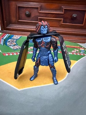 SELTEN 1995 Molten Lava Black Skin Dread Wing 5'' Galoob Actionfigur Dragon Flyz