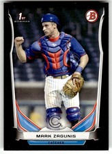 2014 Bowman Draft #DP92 Mark Zagunis Black Chicago Cubs Baseball