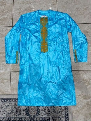 West African Boubou/Kaftan Mali Bazin Fabric by Yacou Ivoire Couture Mixte