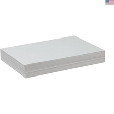 Versatile 12" x 18" White Sulphite Drawing Paper - Ideal for All Dry Media