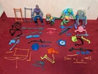 Vintage TMNT Accessories Action Figures Teenage Mutant Ninja Turtles 80s / 90s