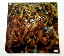 Graham Nash Signed Autographed Live Album Cover LP ACOA