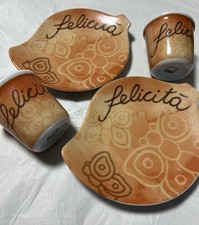 Thun Set Due Tazzine Caffè Al Volo FELICITÀ