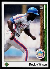 Mookie Wilson, 1989 Upper Deck, #199, New York Mets,