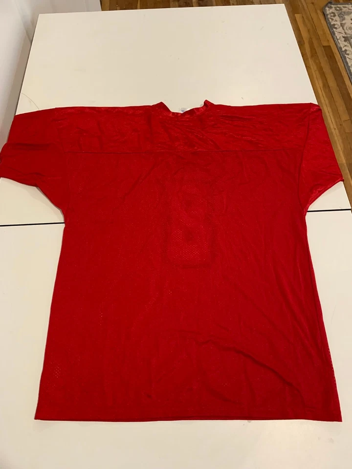 Ragin Cajuns Jersey XL Red Russell Athletic USL Louisiana Lafayette Football VTG - Image 2 of 4