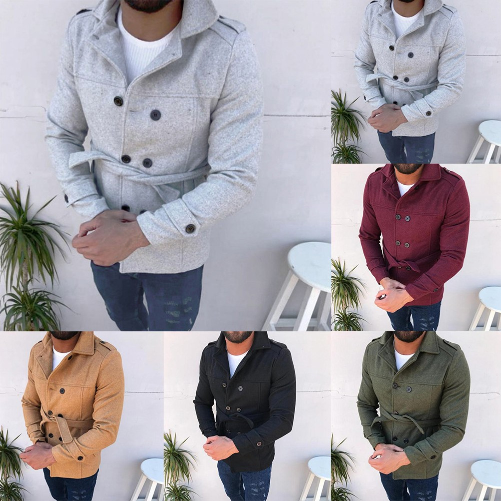 FILA Giacca lunga cappotto due file scollo a rovescio giacca lunga trench