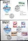 Russia Zeppelins set-2 FDC Registered letters 5 stamps