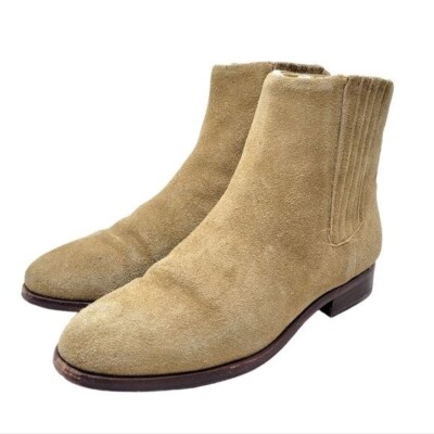 J. crew | Sherpa Lined Suede Leather Chelsea Ankle Boots Tan  display picture 2
