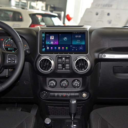 10.33" Android 14.0 Stereo Radio GPS Navigation Wifi For Jeep Wrangler 2007-2016 - Picture 11 of 23