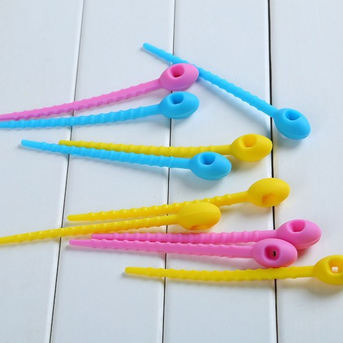 50 PCS Versiegelungsklemme Wiederverwendbares Krawatten Taschenclip - Photo 2/11