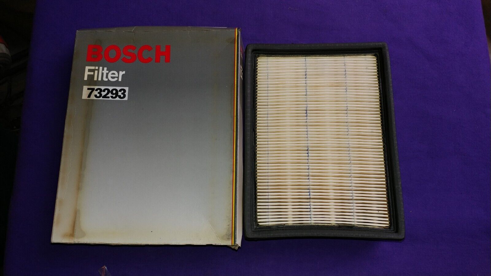 OEM Vintage Bosch Air Filter 73293 070703MD3 New Old Stock Original Part