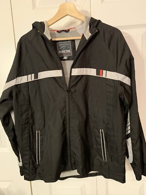 Pacific Trail Outdoor Wear Black White Red Jacket Windbreaker