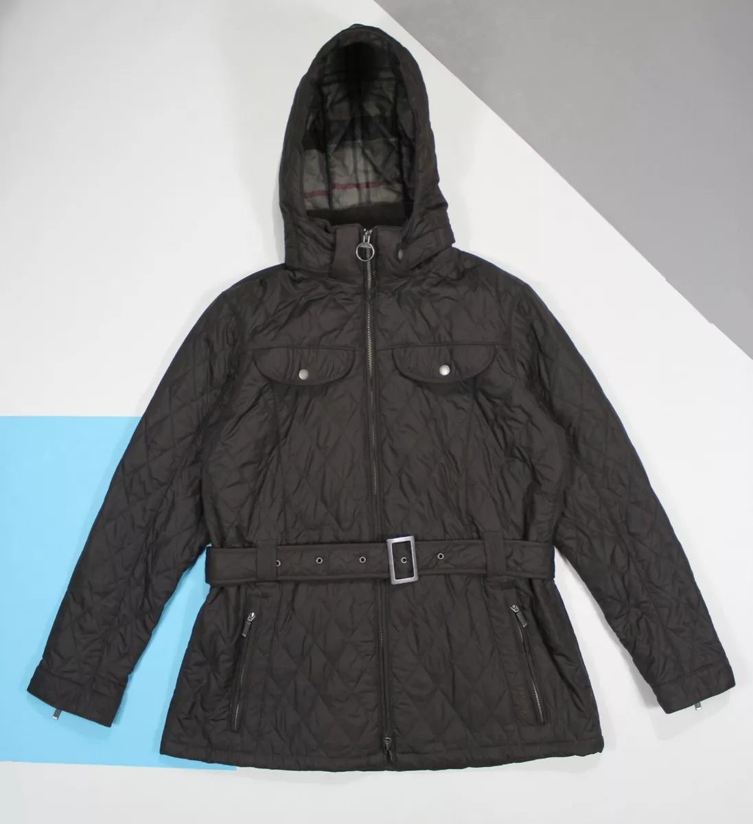 Barbour quilted belted ladies jackets sale