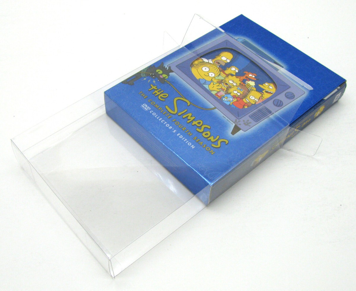 10x DVD OVERSIZED BOX SET (SIZE DVO B) - CLEAR PLASTIC