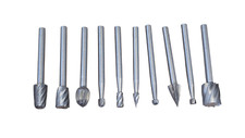 Accessoires Type DREMEL Jeu de 10 Fraises bois miniatures modélisme maquette