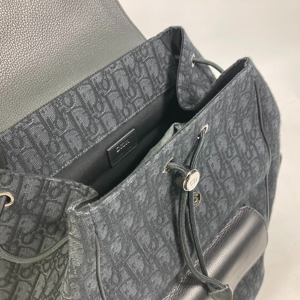 Dior 1ADBA161YKS 23SS Saddle Oblique Backpack Canvas/Leather  display picture 2