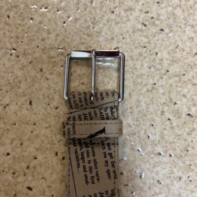 John Galliano Newspaper Belt Khaki JOHN GALLIANO | eBay