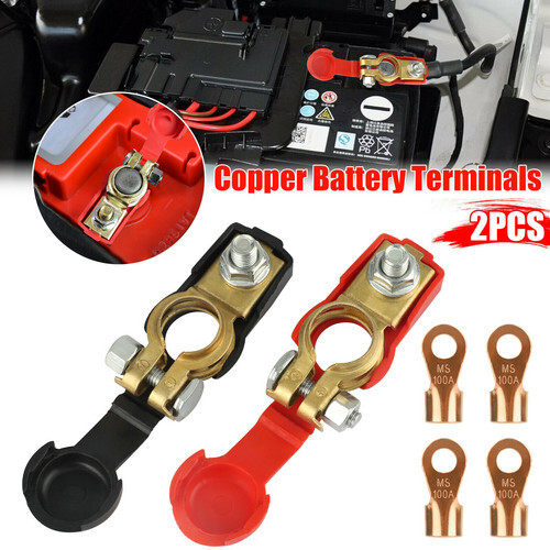 Battery Terminal Connector Top Post Positive Negative Heavy Duty ...