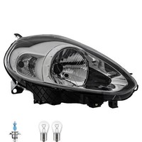Scheinwerfer Rechts Chrom H4/P21W FüR Fiat Punto 199_ 199 Inkl. Osram Lampen