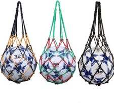 Basketball Net Bag, 3PCS Single Ball Basketball Bag, Nylon Single Ball Carrier N