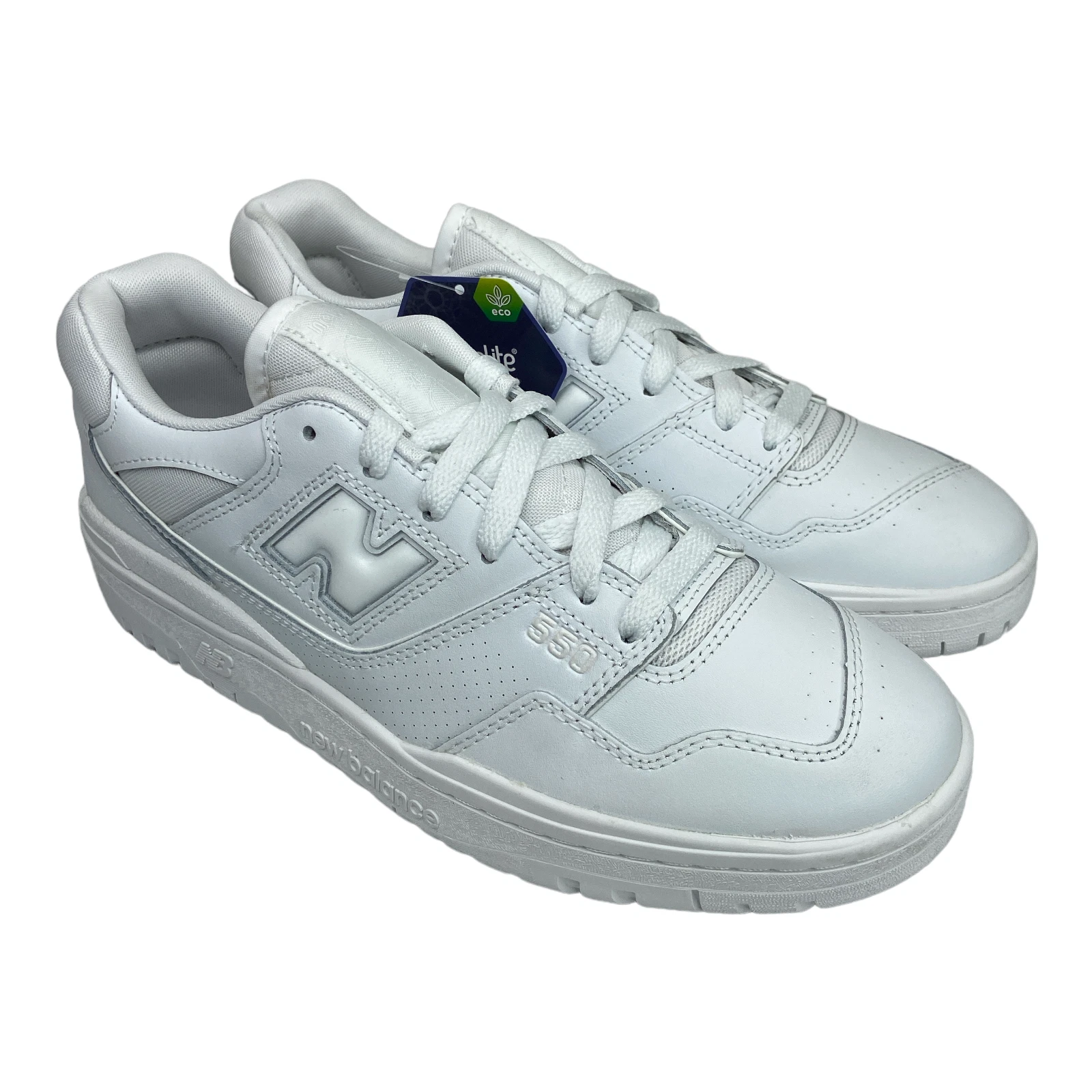 New Balance 550 White Shoe Sneakers Unisex Size Men's 9, Women's 10.5