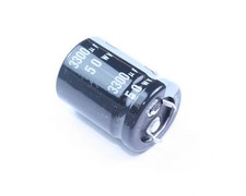 5 X 3300uF 50V Nichicon Aluminum Electrolytic Snap In High Temp LLQ1H332MHLZ