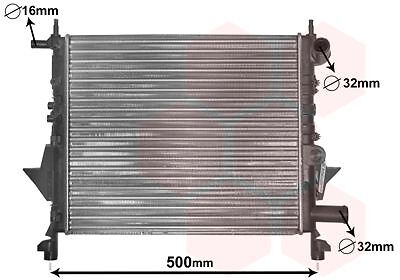 VAN Wezel KüHler, MotorküHlung 43002217 Renault-image